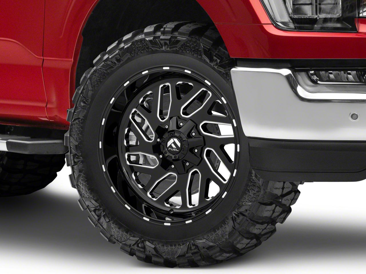 Fuel Wheels F 150 Triton Gloss Black Milled 6 Lug Wheel 20x10 19mm