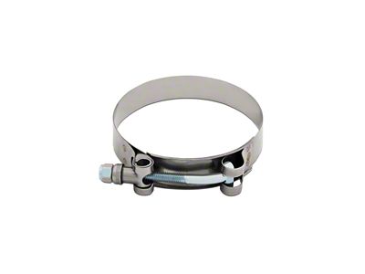 Mishimoto T-Bolt Clamp; Stainless Steel; 2.36 to 2.67-Inch (Universal; Some Adaptation May Be Required)