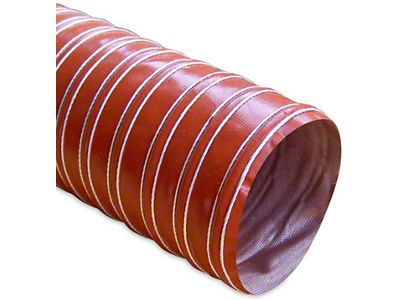 Mishimoto Heat Resistant Silicone Ducting; 4-Inch x 12-Foot (Universal; Some Adaptation May Be Required)