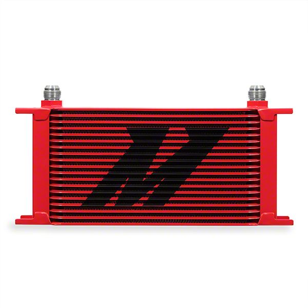 Mishimoto Universal 10 Row Oil Cooler - Red main image 0