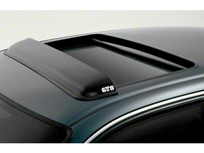 Sunroof Windguard for 39-Inch Wide or Less Sunroofs; Smoked (Universal; Some Adaptation May Be Required)
