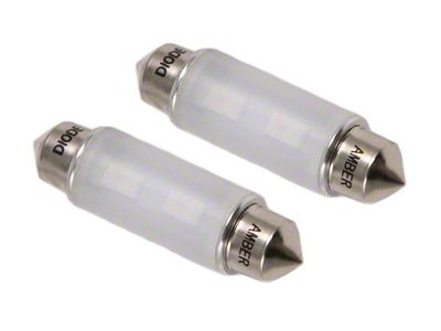 Diode Dynamics Amber LED Map Light Bulbs; 41mm HP6 (07-13 Sierra 1500 Denali)