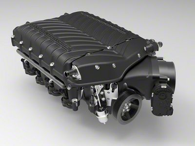 Whipple W185RF 3.0L Intercooled Supercharger Kit; Black (14-18 5.3L Sierra 1500)