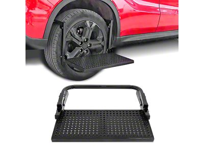 OMAC Adjustable Non-Slip Tire Step (Universal; Some Adaptation May Be Required)