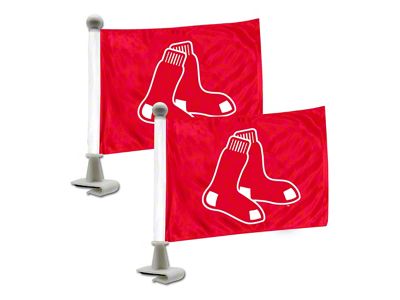 Ambassador Flags with Boston Red Sox Logo; Red (Universal; Some Adaptation May Be Required)
