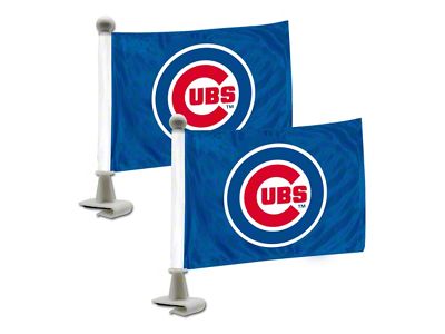 Ambassador Flags with Chicago Cubs Logo; Blue (Universal; Some Adaptation May Be Required)