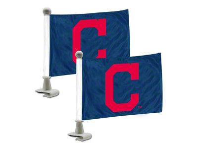 Ambassador Flags with Cleveland Indians Logo; Blue (Universal; Some Adaptation May Be Required)