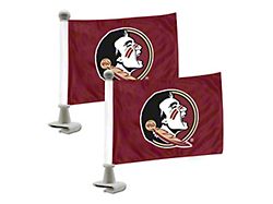 Ambassador Flags with Florida State University Logo; Garnet (Universal; Some Adaptation May Be Required)