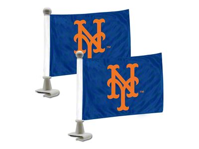 Ambassador Flags with New York Mets Logo; Blue (Universal; Some Adaptation May Be Required)