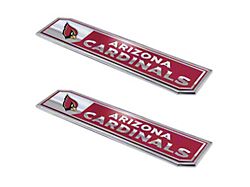 Arizona Cardinals Embossed Emblems; Red (Universal; Some Adaptation May Be Required)