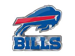 Buffalo Bills Embossed Emblem; Blue and Red (Universal; Some Adaptation May Be Required)