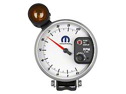 Auto Meter 5-Inch Pedestal Tachometer with Shift Light and MOPAR Logo; Electrical (Universal; Some Adaptation May Be Required)