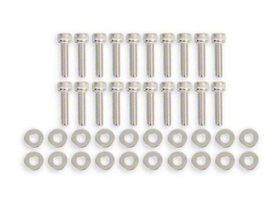 Mr. Gasket Replacement Fabricated Valve Cover Hardware; Silver (03-23 5.7L, 6.4L RAM 2500)