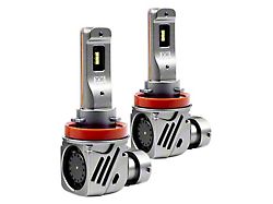 XK Glow IGNITE Series Compact LED Headlight Bulbs; Low Beam; H11 (09-17 RAM 1500 w/ Factory Halogen Quad Headlights; 19-23 RAM 1500)