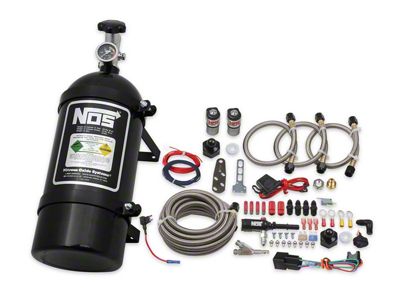 NOS Single Fogger Wet Nitrous System; Black Bottle (11-23 RAM 1500)