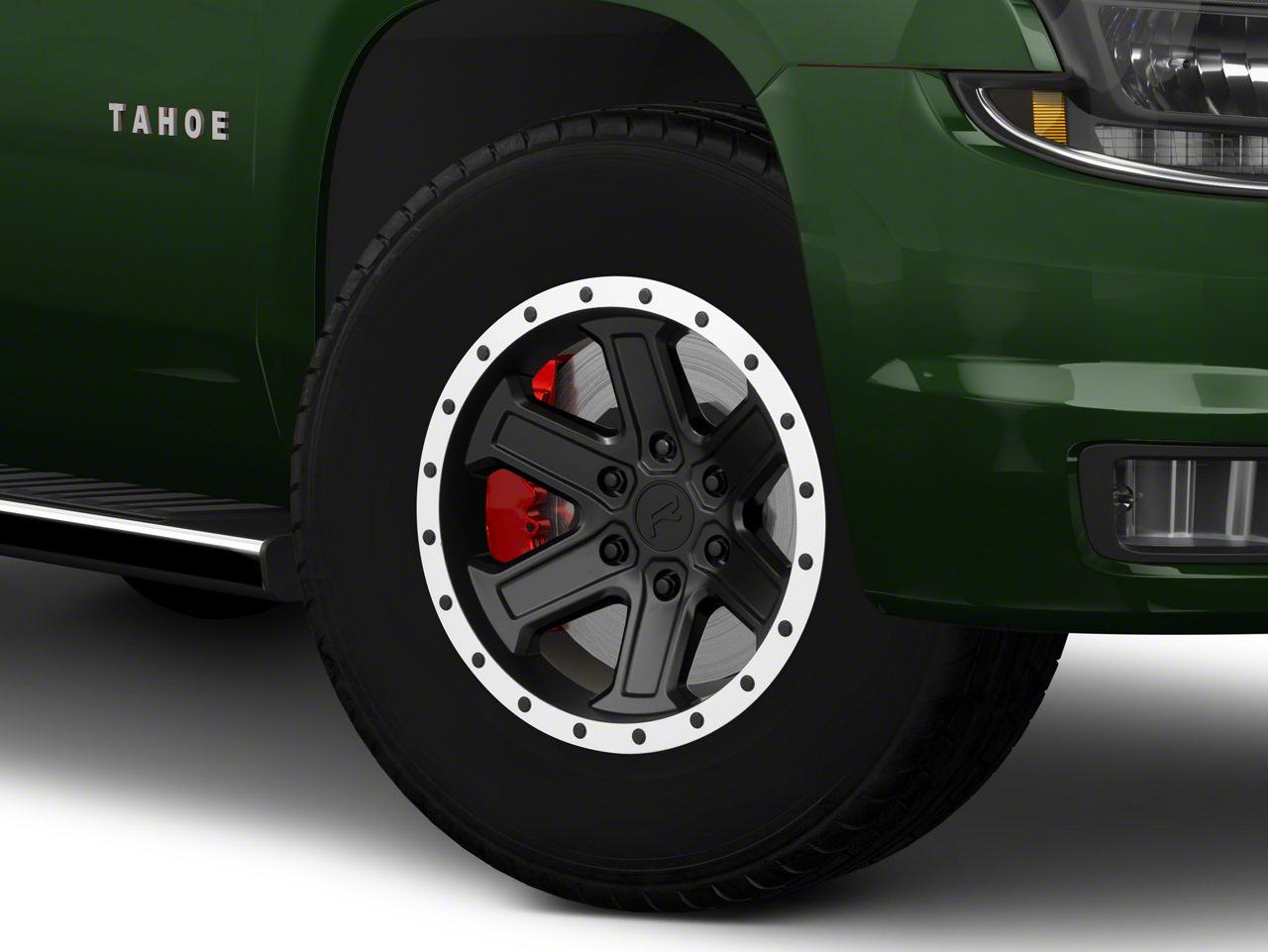 Rovos Wheels Tahoe Tenere Matte Black with Machined Lip 6-Lug Wheel ...