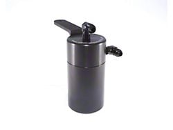 Red Standard Oil Catch Can; Black AN Fittings/Red Braided Hoses (14-23 V8 Silverado 1500)
