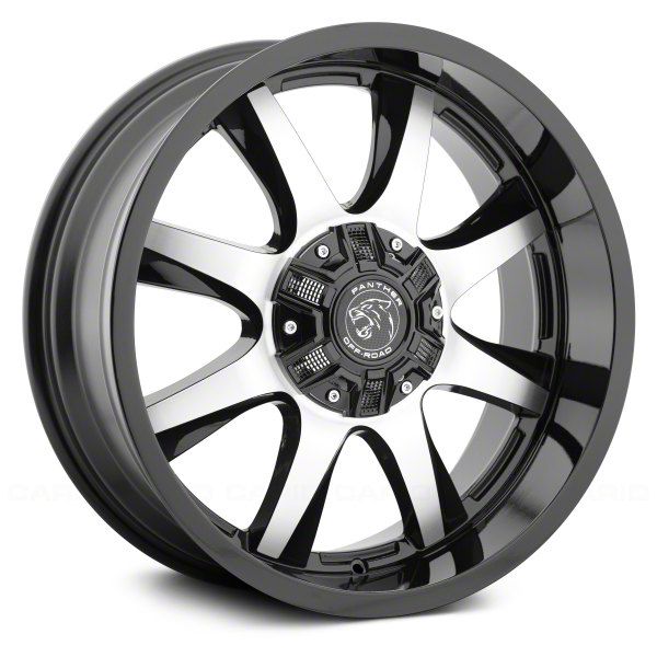 Panther Off Road RAM 1500 578 Gloss Black Machined 6-Lug Wheel; 20x9 ...