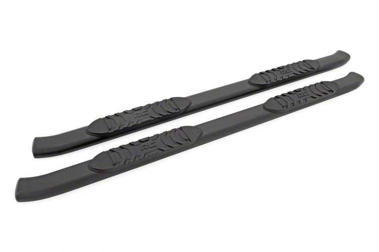 Rough Country Yukon Oval Nerf Side Step Bars; Black 21010 (21-23 Yukon ...