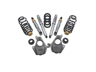 Belltech Lowering Kit with Street Performance Shocks; 2 to 4-Inch Front / 3 to 4-Inch Rear (14-20 Yukon w/o Autoride)