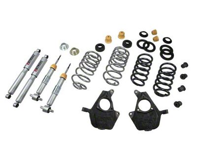 Belltech Lowering Kit with Street Performance Shocks; 3 to 4-Inch Front / 3 to 4-Inch Rear (07-13 Tahoe w/o Autoride)