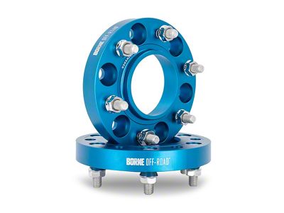 Borne Off-Road 1.50-Inch Wheel Spacers; Blue (99-23 Silverado 1500)