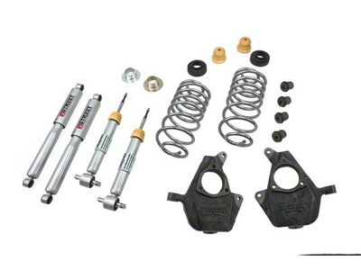 Belltech Lowering Kit with Street Performance Shocks; 2-Inch Front / 3 to 4-Inch Rear (07-13 Tahoe w/o Autoride)