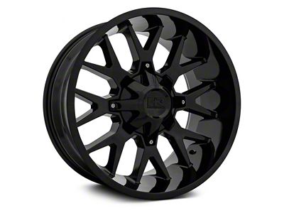 Hardrock Offroad Affliction Gloss Black 6-Lug Wheel; 22x10; -19mm Offset (19-23 RAM 1500)