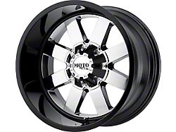 Moto Metal MO962 Chrome Center with Gloss Black Lip 6-Lug Wheel; 22x10; -18mm Offset (21-23 F-150)