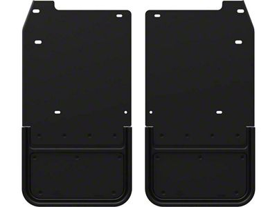 Mud Flaps; Front (15-20 Tahoe w/o Powered Running Boards)