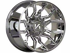 Arkon Off-Road Roosevelt Chrome 6-Lug Wheel; 24x14; -81mm Offset (19-23 Silverado 1500)