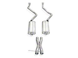 Stainless Works Turbo Chambered Dual Exhaust System with Polished Tips; Performance Connect; Rear Exit (07-14 6.2L Yukon w/ Long Tube Headers)