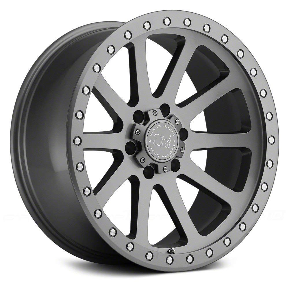 Black Rhino Mint Gloss Graphite 6-Lug Wheel; 18x9; -12mm Offset (07-14 Yukon)