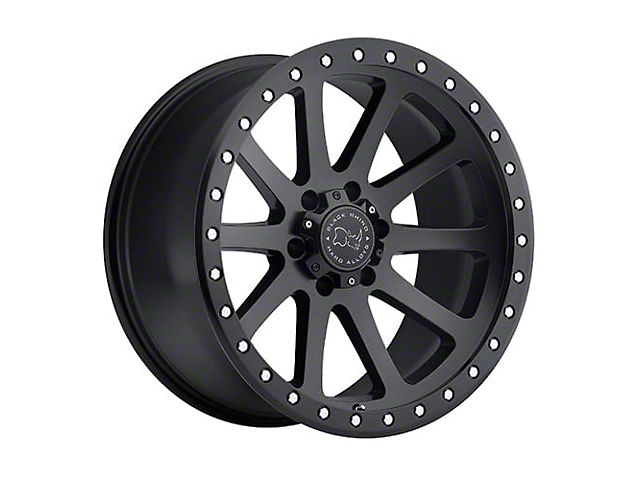 Black Rhino Mint Matte Black 6-Lug Wheel; 17x9; -12mm Offset (15-20 Yukon)