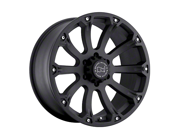 Black Rhino Sidewinder Matte Black 6-Lug Wheel; 17x9; 12mm Offset (15-20 Yukon)