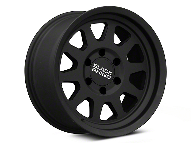 Black Rhino Stadium Matte Black 6-Lug Wheel; 17x8; 35mm Offset (07-14 Yukon)