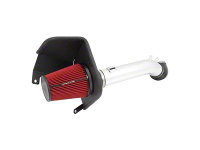 Spectre Performance Cold Air Intake with Red Filter; Polished (15-20 6.2L Yukon)