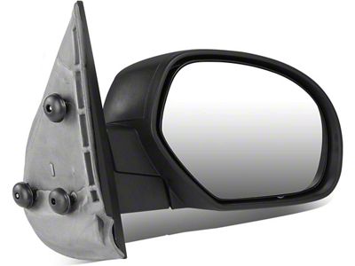 Manual Heated Side Mirror; Black; Passenger Side (07-14 Yukon)