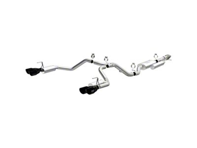 Magnaflow Street Series Dual Exhaust System with Black Chrome Tips; Rear Exit (21-23 5.3L Tahoe Premier)
