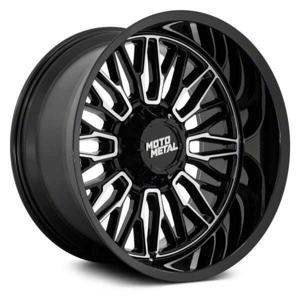 Moto Metal Stinger Gloss Black Machined 6-Lug Wheel; 20x9; 18mm Offset (21-23 Yukon)