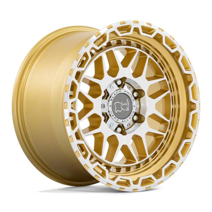 Black Rhino Holcomb Gloss Gold 6-Lug Wheel; 18x9.5; -18mm Offset (21-23 Yukon)
