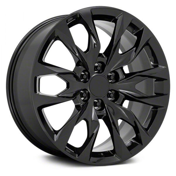 Performance Replicas PR210 Gloss Black 6-Lug Wheel; 24x10; 30mm Offset (15-20 Yukon)
