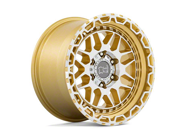 Black Rhino Holcomb Gloss Gold 6-Lug Wheel; 17x9.5; 12mm Offset (07-14 Yukon)