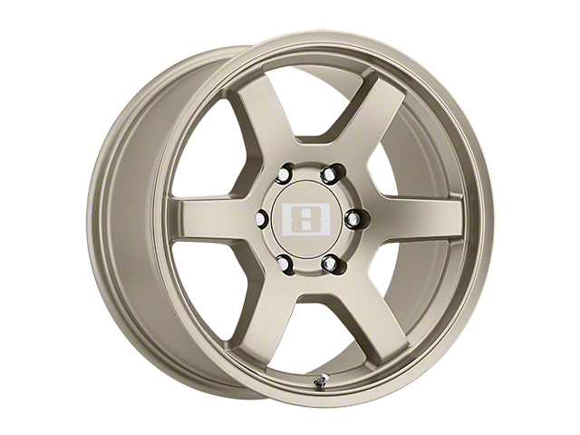 Level 8 Wheels MK6 Matte Bronze 6-Lug Wheel; 17x9; 0mm Offset (15-20 Yukon)