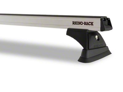 Rhino-Rack Heavy Duty RCH 2-Bar Roof Rack; Silver (15-20 Tahoe w/ Roof Rails)