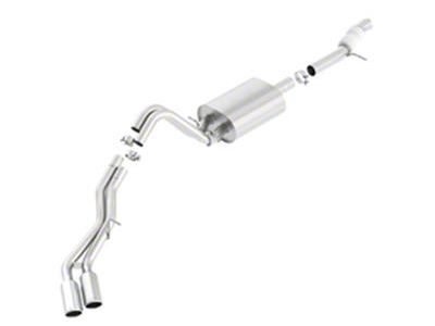 Borla Touring Dual Exhaust System with Chrome Tips; Same Side Exit (15-20 5.3L Tahoe)