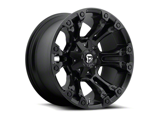 Fuel Wheels Vapor Matte Black 6-Lug Wheel; 18x9; -12mm Offset (07-14 Yukon)