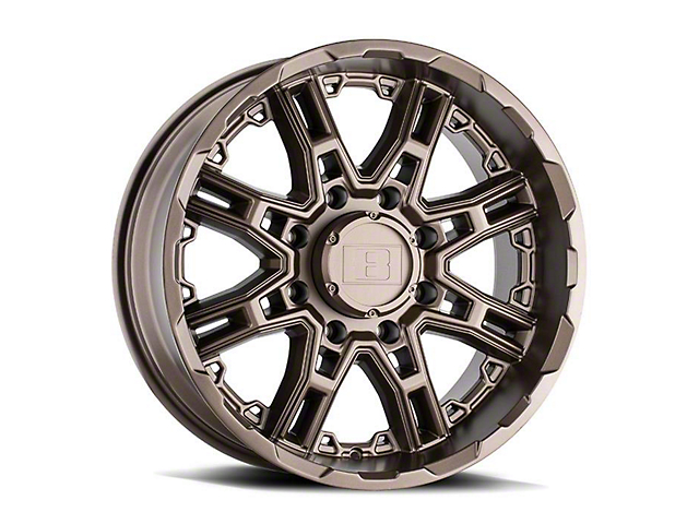 Level 8 Wheels Slingshot Matte Bronze 6-Lug Wheel; 20x9; 10mm Offset (21-23 Yukon)