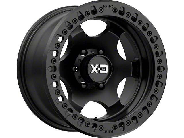 XD Beadlock Satin Black 6-Lug Wheel; 17x9; -38mm Offset (15-20 Yukon)