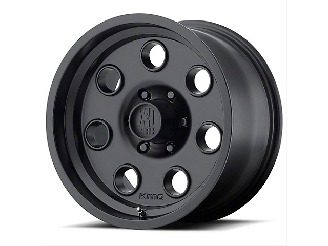 XD Pulley Satin Black 6-Lug Wheel; 17x9; -12mm Offset (07-14 Yukon)